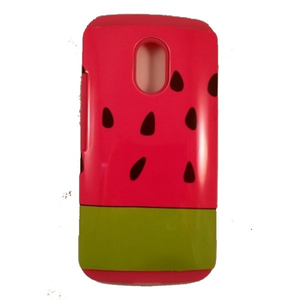 Case Protector Dual Motorola Moto G 2nd Gen Watermelon Pink (15004245) by www.tiendakimerex.com